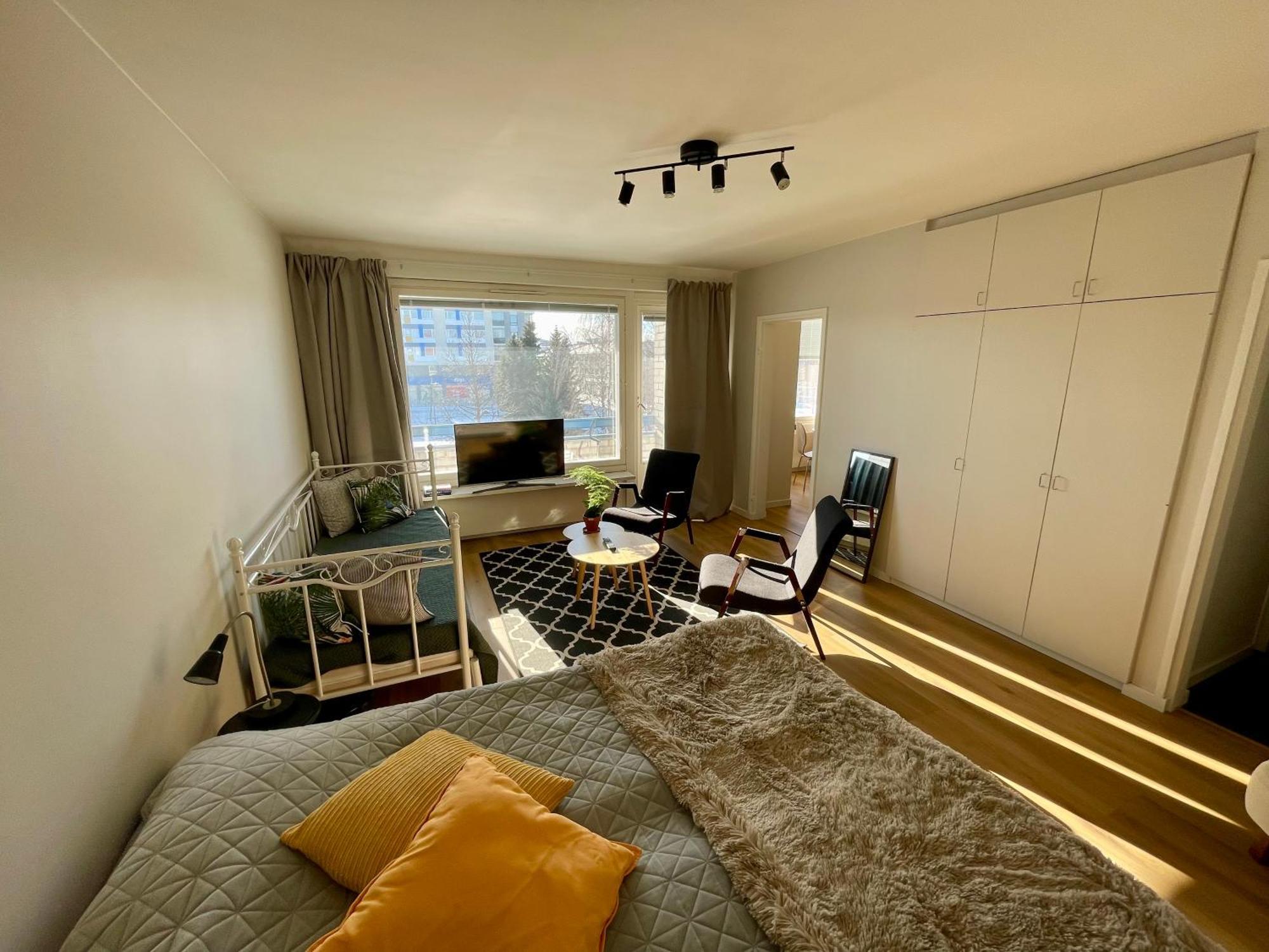 Appartement Kiva Majoitus 1-4Hloe, 500M Keskustaan, Parkkipaikka à Oulu Extérieur photo