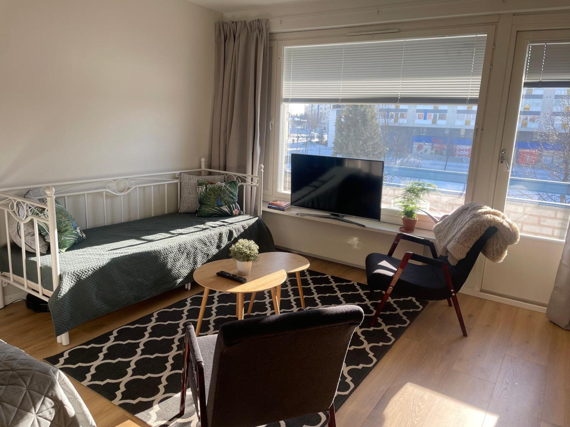 Appartement Kiva Majoitus 1-4Hloe, 500M Keskustaan, Parkkipaikka à Oulu Extérieur photo